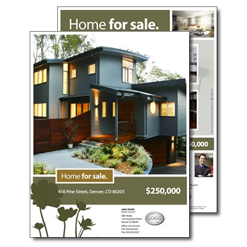 Real Estate Postcards on Real Estate Brochures