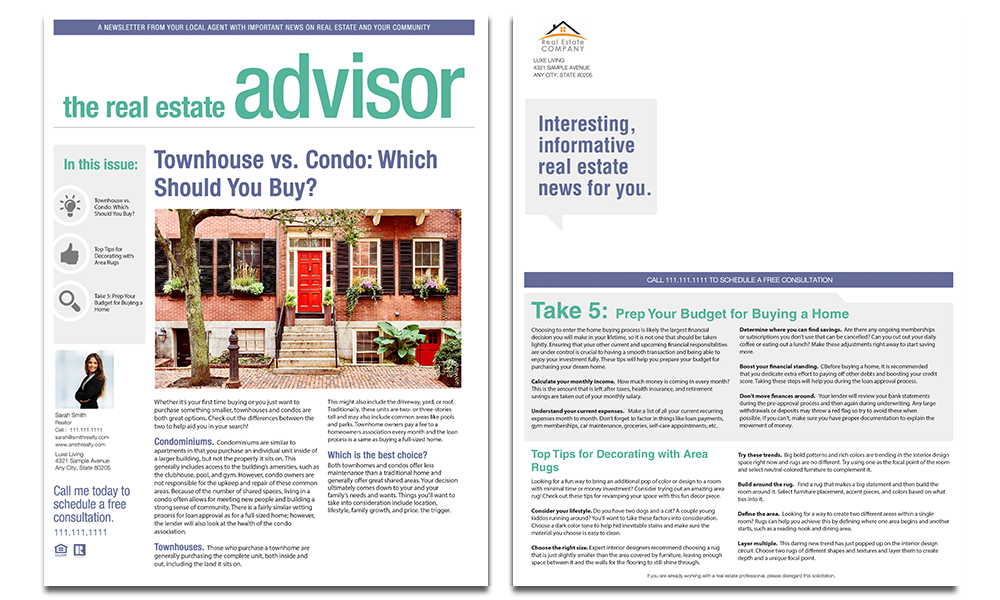 real estate newsletter content real estate newsletter content