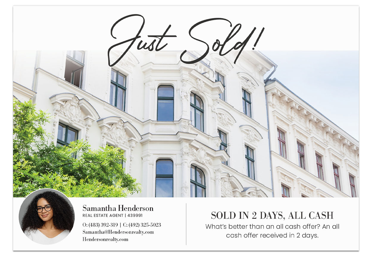 Just Sold Postcard