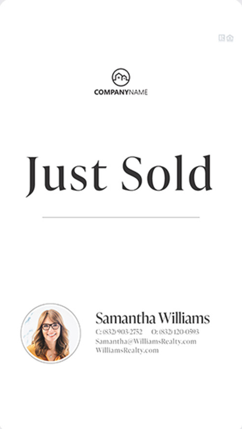 Just Sold Story Creator