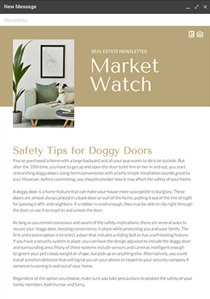Market Watch E-Newsletter