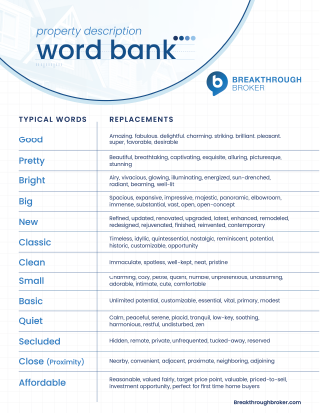 Property Description Glossary