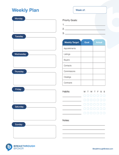 Weekly Planner