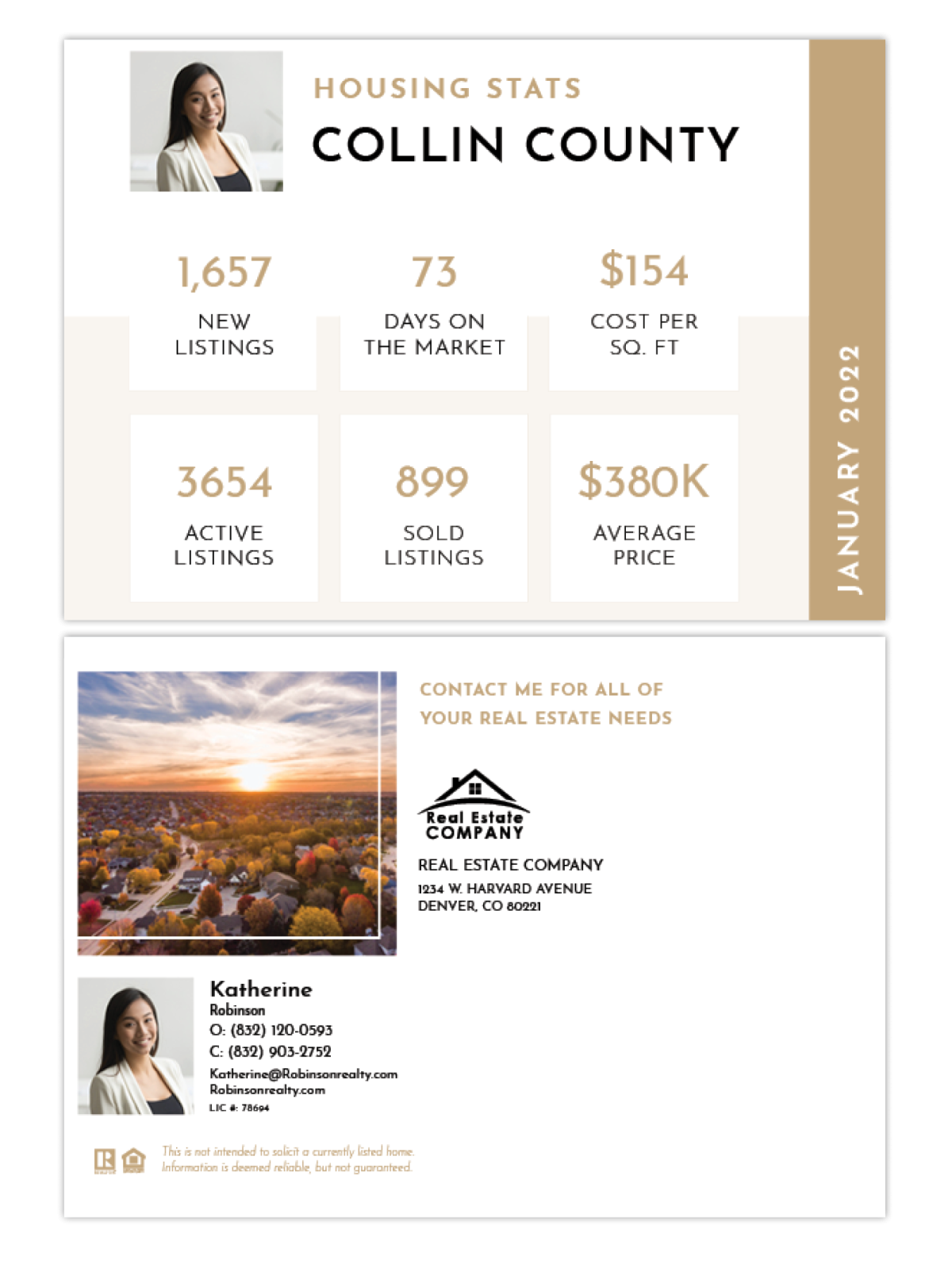 Market Snapshot Postcard