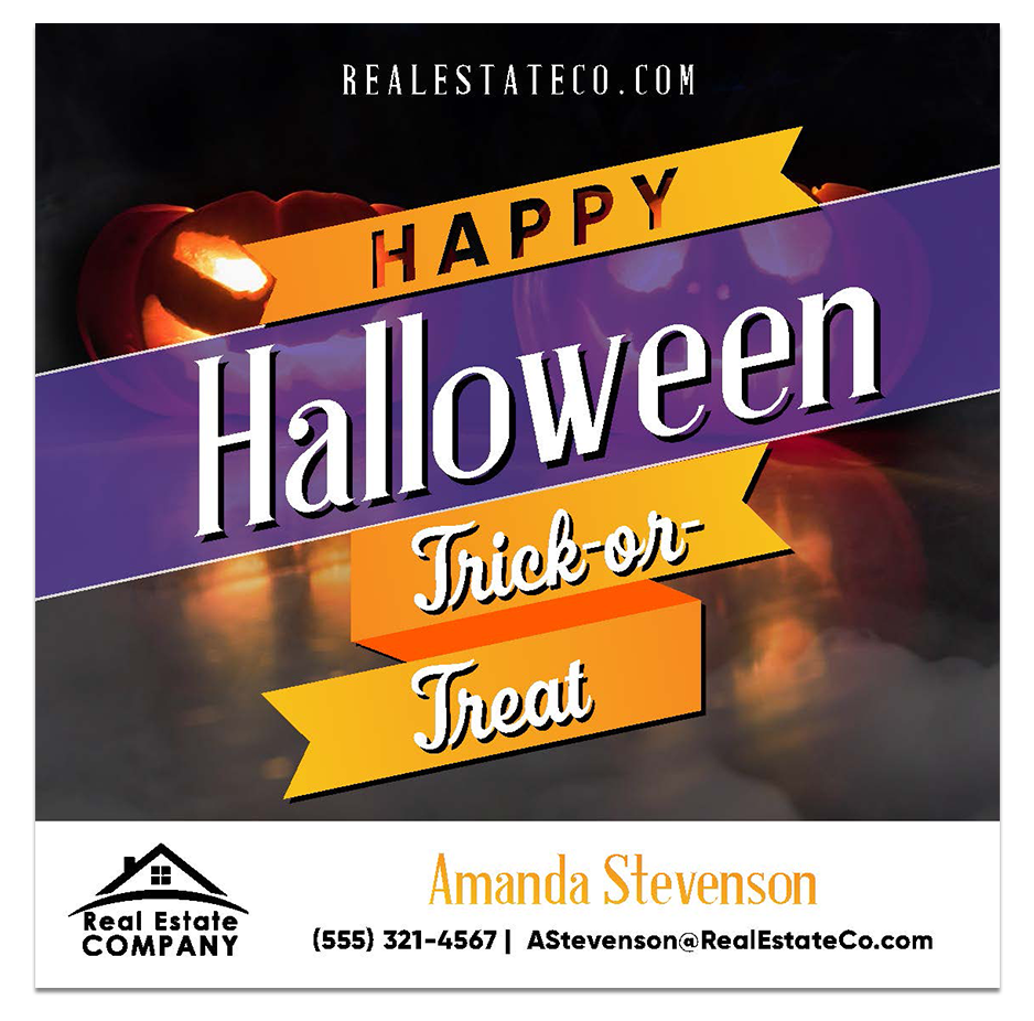 Real estate postcard