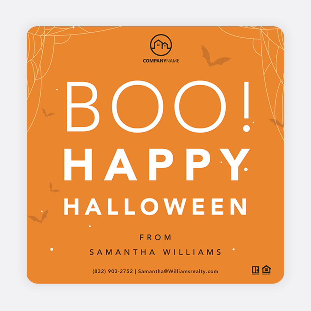 Happy Halloween social post for Facebook and Instagram