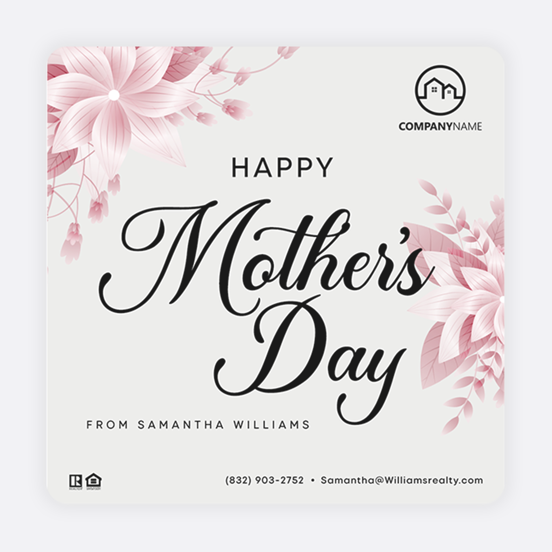 Happy Mothers Day social post for Facebook and Instagram