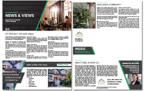 Real estate newsletter