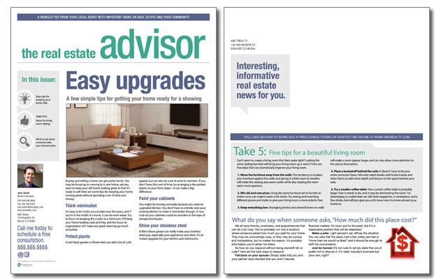 Real Estate Advisor Newsletter Template: Volume 3, Issue 12