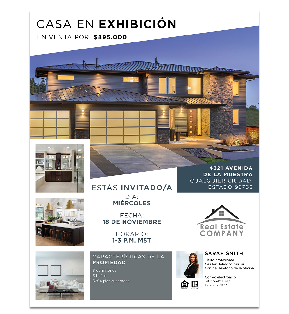 Real estate flyer