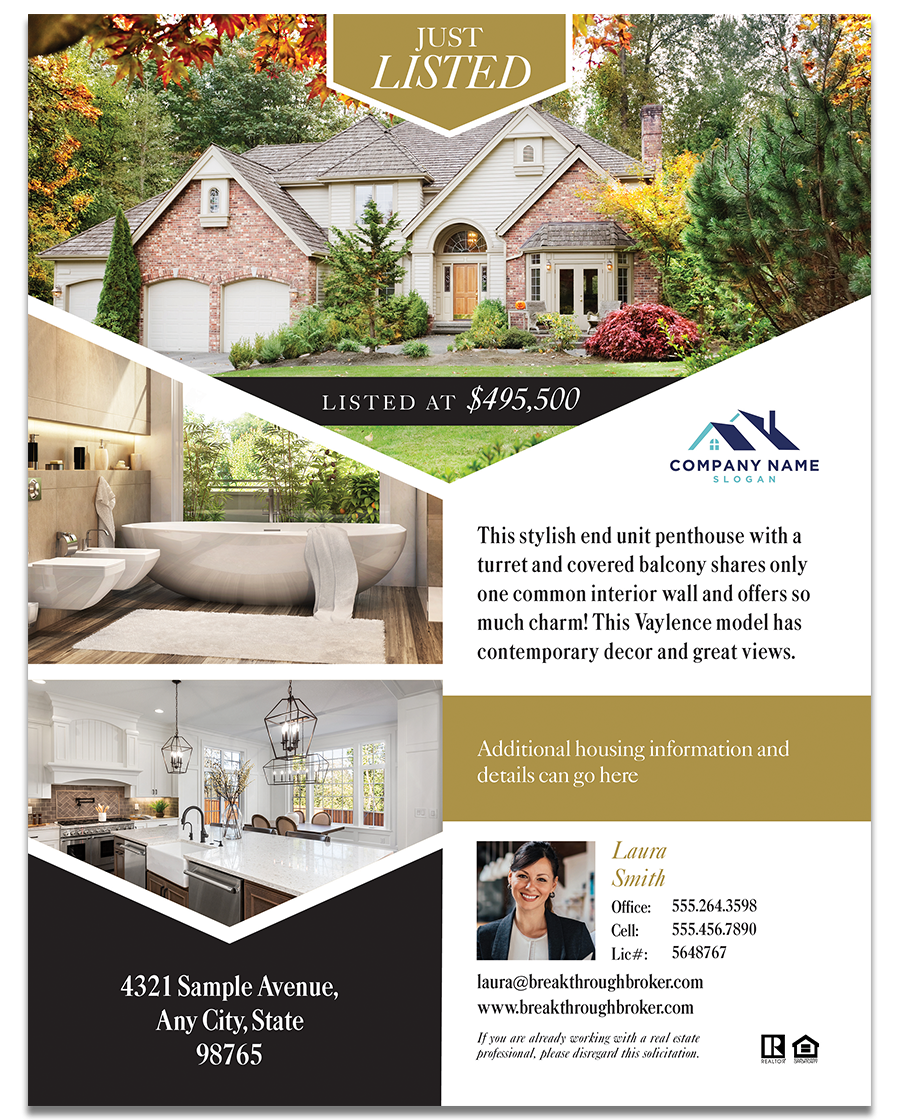 Real estate flyer