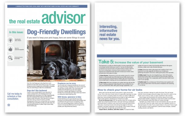 real estate newsletter