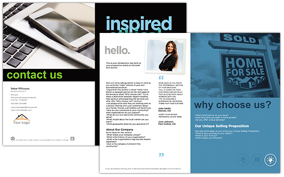 realtor brochures