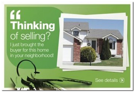 real estate postcard