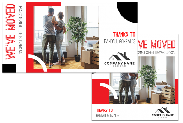Real estate postcard