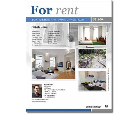 For Rent Flyers